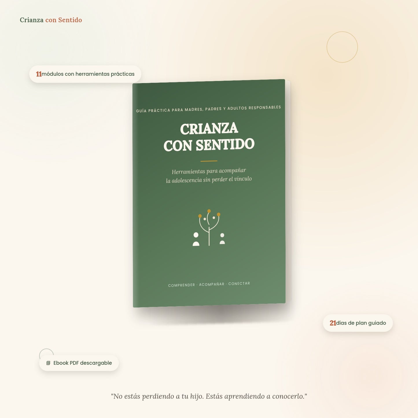 Guía Práctica para Madres, Padres y Adultos Responsables.Herramientas para acompañar la adolecencia sin perder el vínculo.